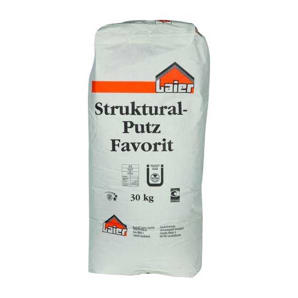 Strukturalputz Favorit, wei&szlig;, K2, 30kg