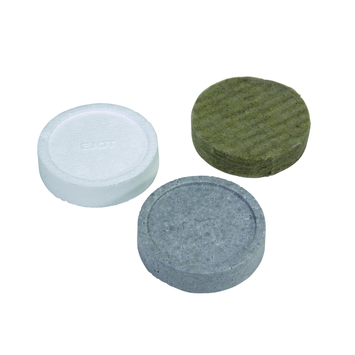 100x Abdeckrondellen Mineralwolle - 67x20mm - Für WDVS Dämmstoffdübel - Gegen Wärmebrücken